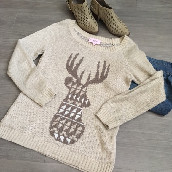 Geo Deer Sweater 🦌 - Picture 2 of 8